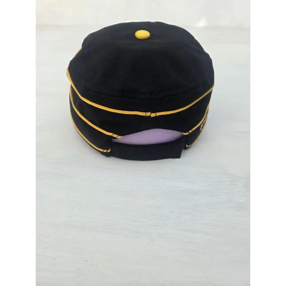 Vtg Pittsburgh Pirates Pillbox Youth Hat BWM Global Trib Total Media Strapback